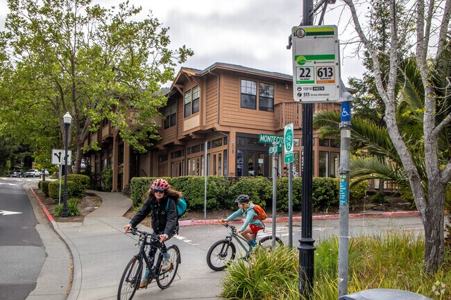 Corte Madera residents can also get around on the bus via the 22 and 613 Marin Transit routes.