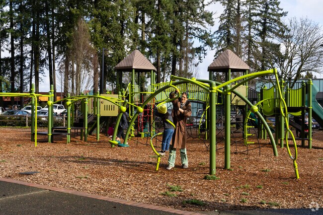 Children love the playgrounds at Shute Park in Central Hillsboro.