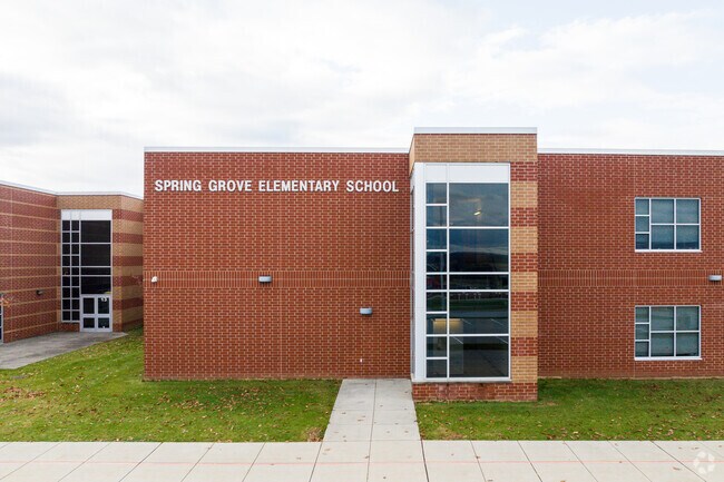 Spring Grove elementary serves approximately 700 students from Grades K through 4.