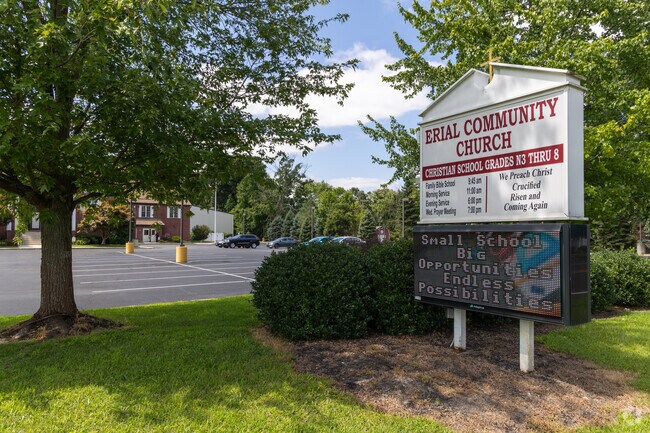 Start your childs education at Erial Community Church Christian School.