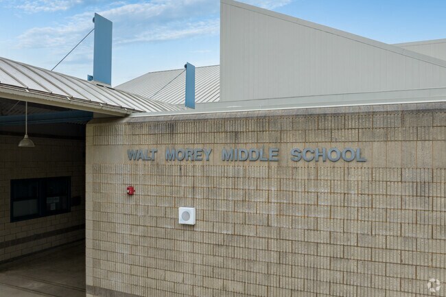 Walt Morey Middle on SW Lucas Ave serves Troutdale and Gresham students.