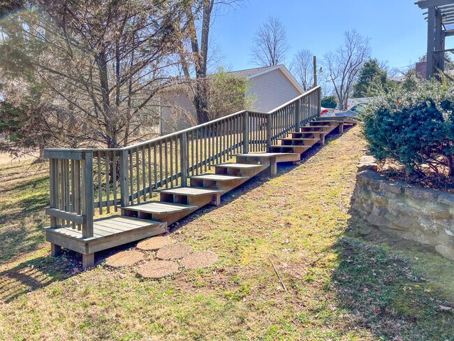Stairs to door