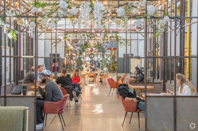 Many residents go to The Works nearby to do work or grab a meal with friends.