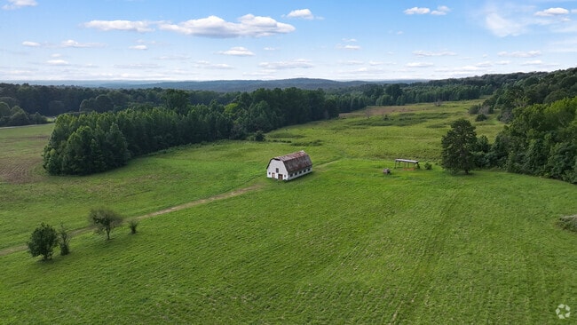 Vaughters Barn, formerly a dairy farm, has lush green meadows that can be found in Lithonia.