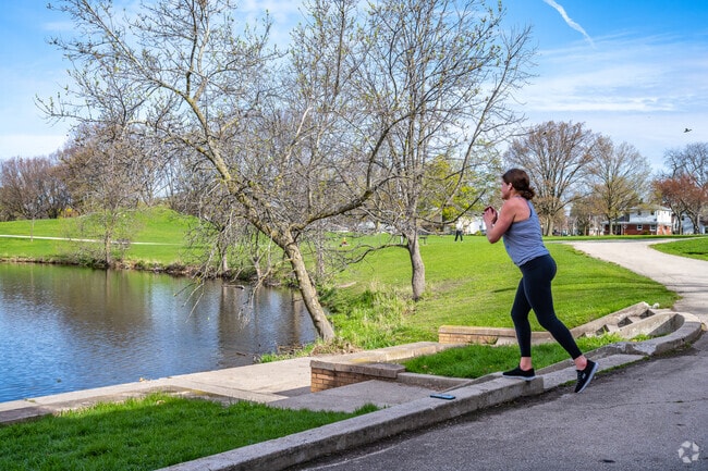 The scenic McCarty Park near Pleasant Valley is a great backdrop for a morning workout.