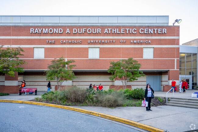 DuFour Athletic Center has volleyball, football and tennis games.