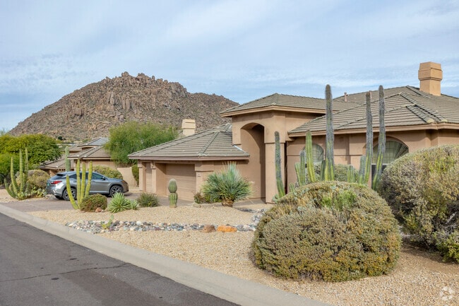 Many homes in Dynamite Foothills have stucco finishes.