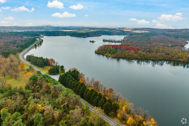 A picturesque retreat awaits at Lake Ontelaunee, inviting you to lose yourself in the peace.