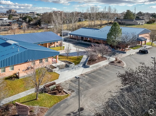 Meridian Academy aerial southeast.