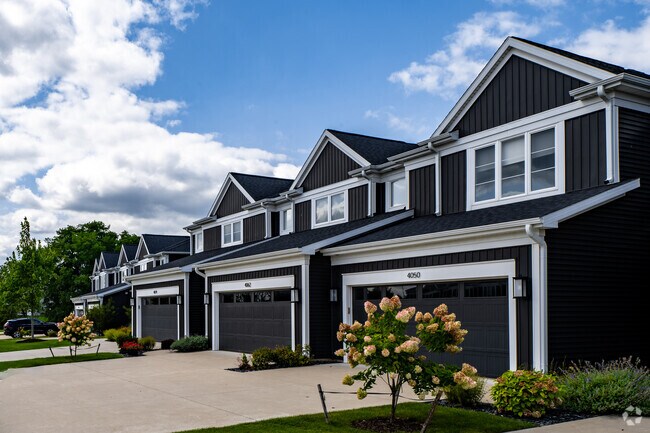New townhomes have been built recently within the Arcadia neighborhood boundary.