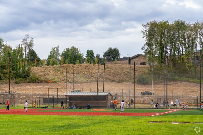 West Linn Little League plays ball at the Fields Bridge Park.