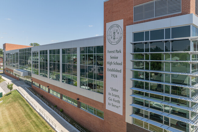 Students at Forest Park Senior High School excel in academics, arts, and athletics.