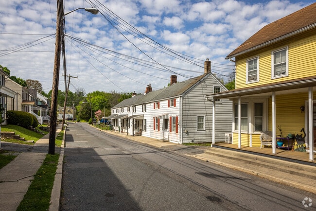 Many homes in Bethlehem, NJ showcase classic rural architecture, with features like wide porches, pitched roofs, and natural wood accents.