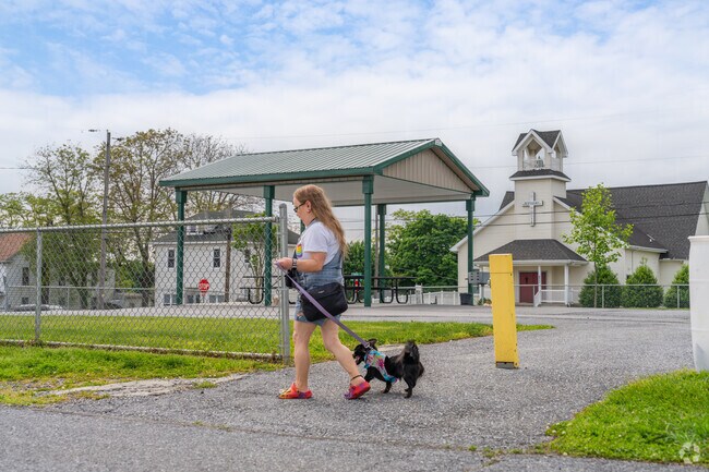 Plesic memorial park located in Bressler, nearby Enhaut, for both communities to enjoy.