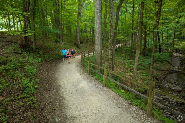 The park has seven trails, including the Overlook, which takes you over two miles.