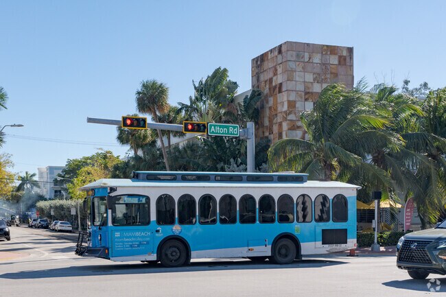 The Miami Beach Trolley is an easy way to get around the Flamingo area.