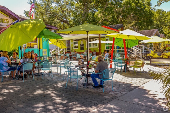 Enjoy lunch throughout Gulfport on many beautiful patios.
