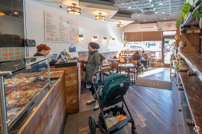 Stop by Café Chocolat in Cedarhurst for baked treats and a warm cup of coffee.