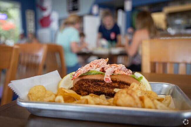 The Lobster roll at Leons Lobstah Shack in Ballast Point is a must try.