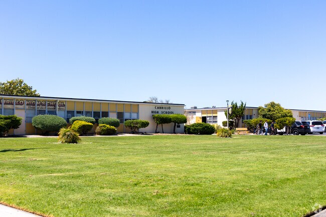 Cabrillo High School has a large campus.