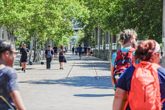 Ohio River Trail in City Center is perfect for a run or bike ride with a view of the river.