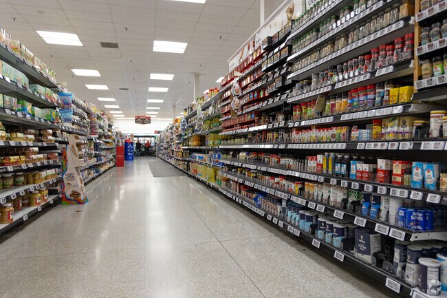 Aisles of goods in Schnucks in Town & Country has everything you need.