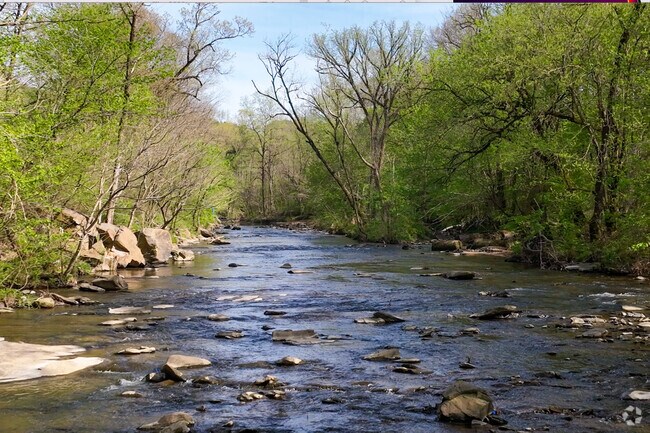 Get your feet wet on a hot summer day at Five Mile Creek in Hooper City.