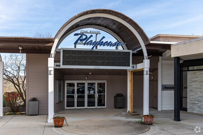 The Oak Ridge Playhouse features 13 rows of seats for live performances of plays and musicals.