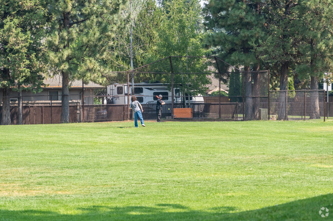 Students at Pine Ridge Elementary School enjoy baseball on the field there in Southwest Bend.