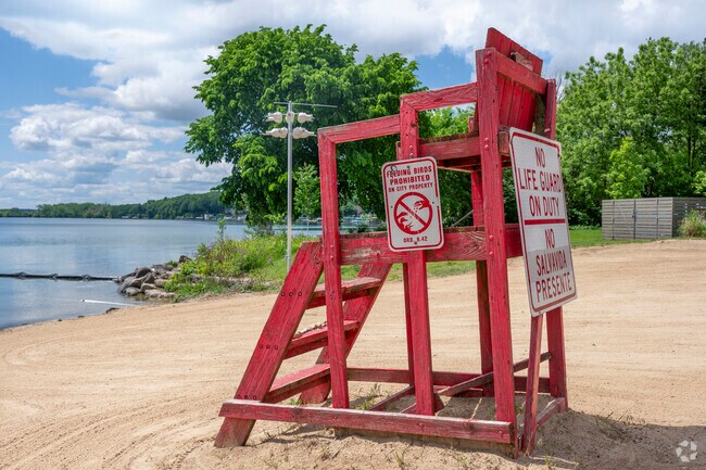 Warner Park Beach near Lerdahl Park also has a lifeguard stand.