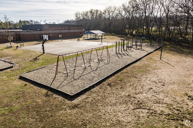 College Grove Elementary School has several play areas.
