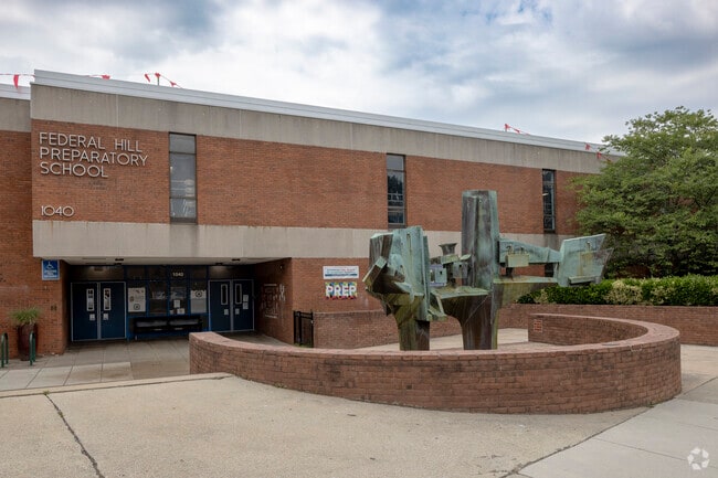 Federal Hill Preparatory School building in Riverside.