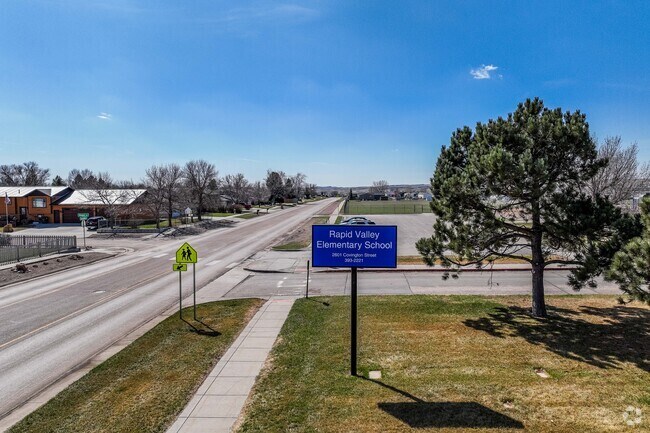 Rapid Valley Elementary School offers a large campus for students in Rapid Valley.