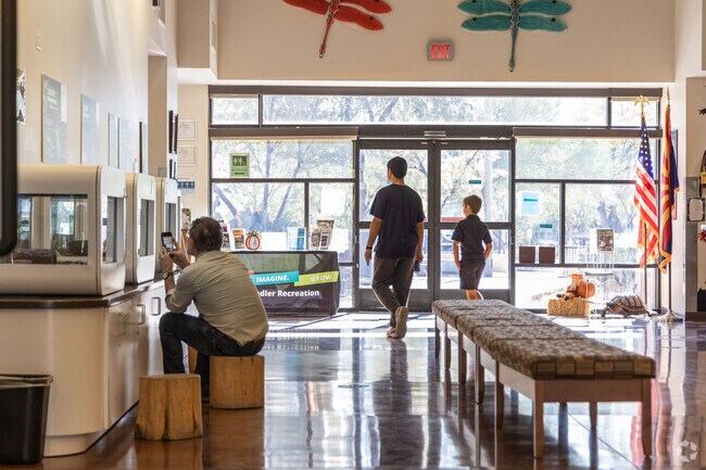 Forming part of the Veterans Oasis Park, South Chandler residents explore the Nature Center.