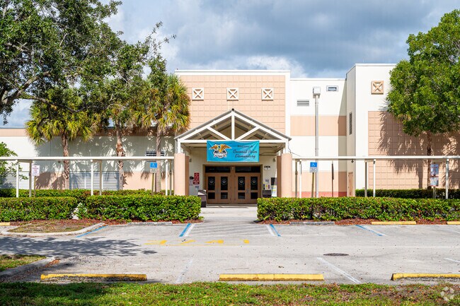 Coconut Palm Elementary School teaches students from Miramar Town Center.