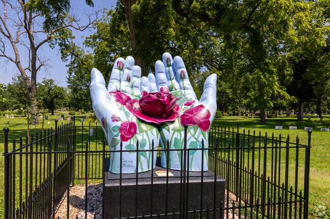 Wyuka Cemetary is near Hartley and a staple of the community.