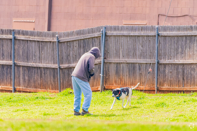 Locals can enjoy taking their dogs for some fun at the Edmond Dog Park.