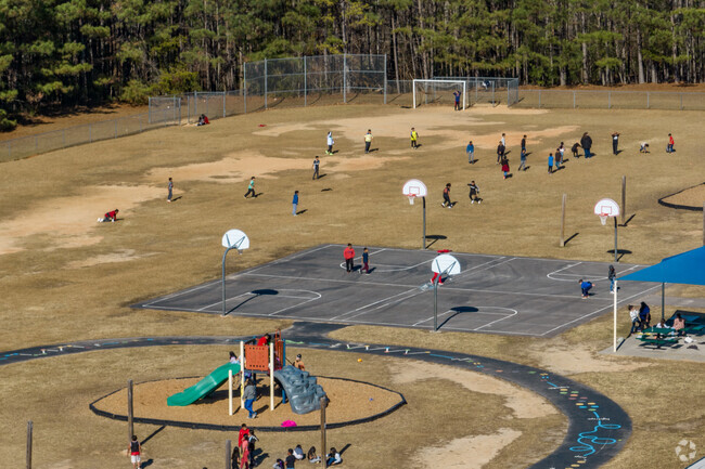 You'll find outdoor play spaces for students to enjoy at Chicopee Elementary School.