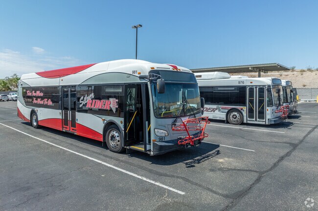Residents of Laughlin can easily commute using the Silver Rider Transit.