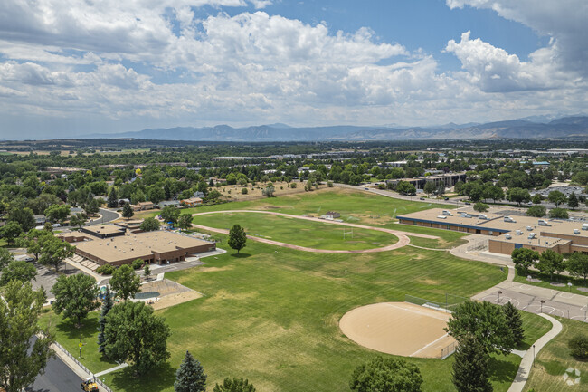 Indian Peaks Elementary School sits close to the foothills