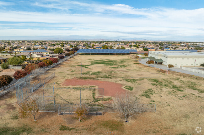 Run the bases on the baseball field at Alta Vista Park in Peoria.