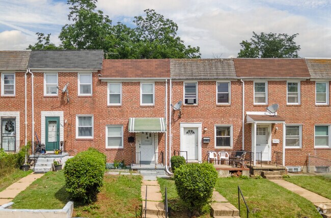 Traditional rowhomes are available in Pimlico Good Neighbors.