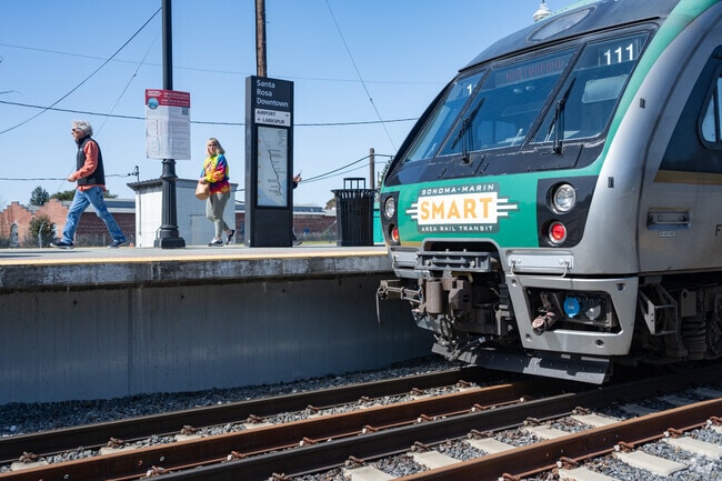 Copperfield residents traverse the region with the help of the SMART train.