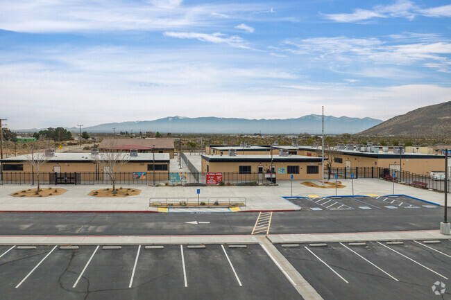 A view of the El Mirage School buildings from the street.