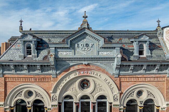 Many of Adrian's buidlings date back to the 1800s like Clark Memorial Hall.