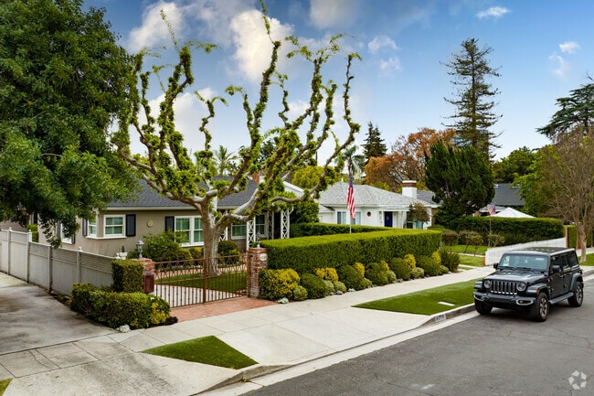 Traditional home styles with unique landscaping can be found in Studio City.