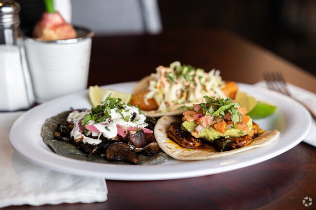 About a mile from Bryant is a localled owned restaurant called Tacologia.