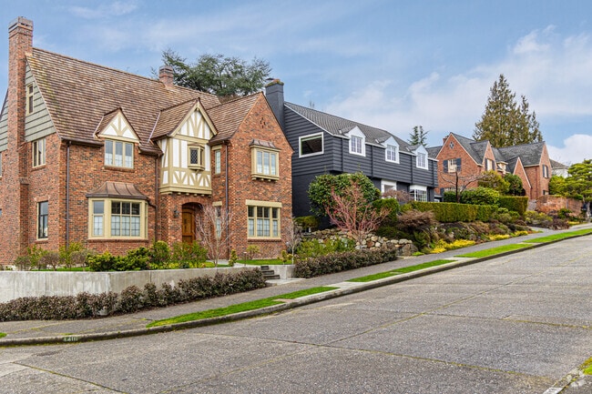 A variety of home styles are found in the Washington Park neighborhood of Seattle.