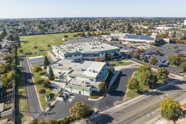 Millswood Middle School has average test scores for Lodi.