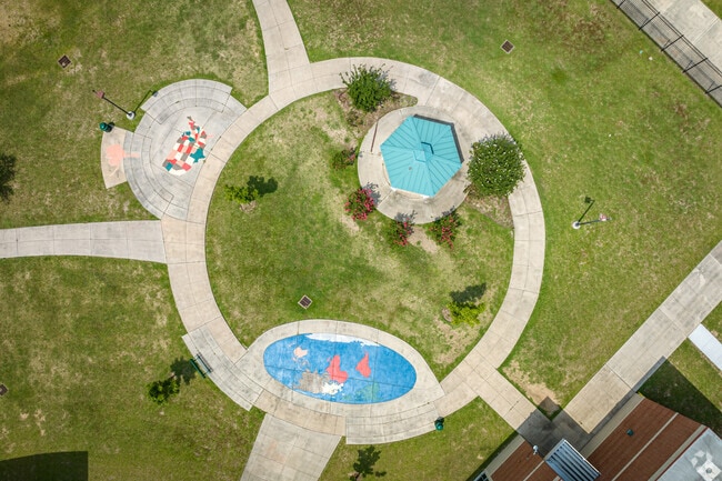 Bayside Intermediate School in League City has a wonderful playground for students.